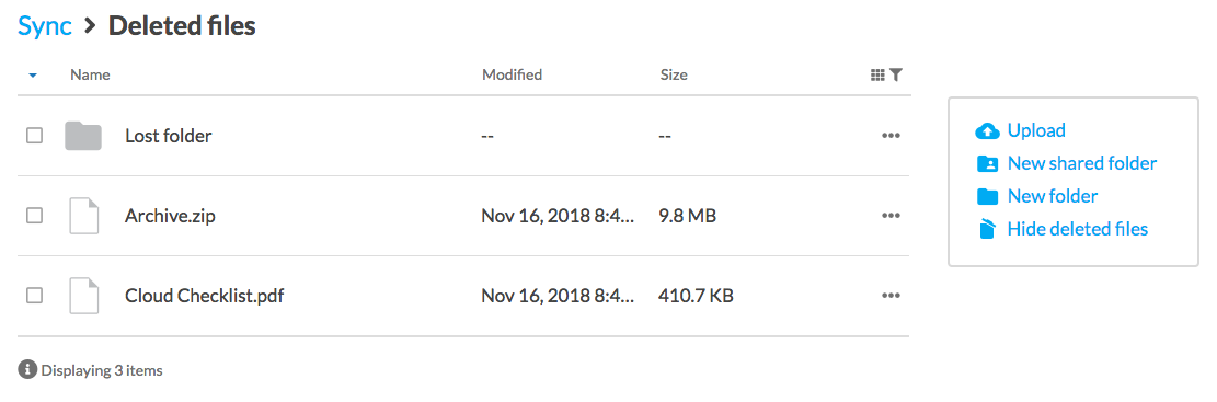 deletedfiles